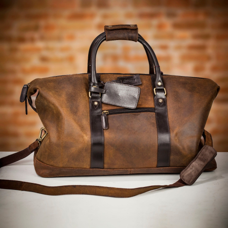 Ashwood Ashwood Vintage Leather Holdall - Brown